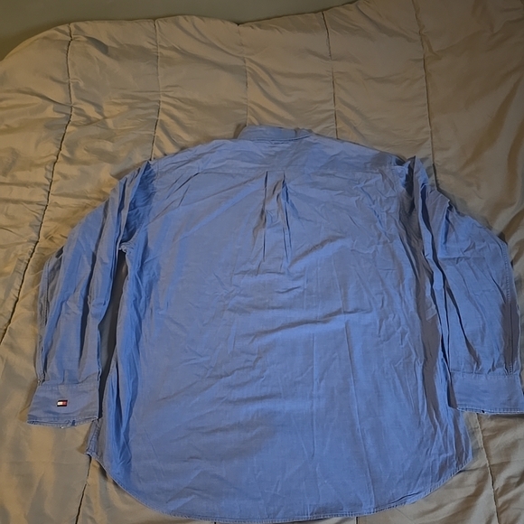 Cotton dress shirt, Tommy Hilfiger, long sleeve button-down - Picture 4 of 5